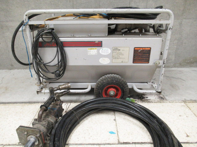 Hakken コンセック 油圧ユニット E-1114A 油圧モーター 油圧ホース 付 コアモーター  ハッケン