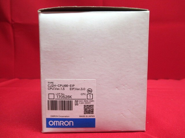 OMRON オムロン CJ2H-CPU66-EIP CPU.Ver.1.5 EIP.Ver.3.0 CPUユニット