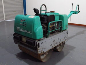 見学可能 福岡県久留米市保管 MIKASA ミカサ 三笠産業 MRH-600DSA ハンドガイドローラ バイブレーションローラー